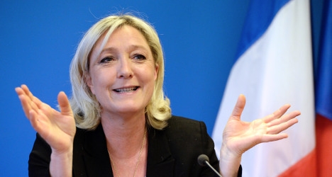 Marine Le Pen photo by AFP